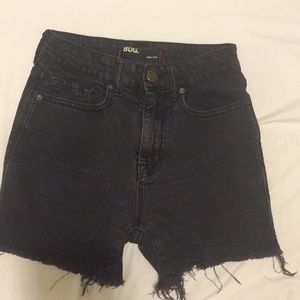 Denim High Waisted Shorts